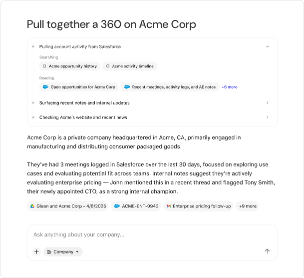 Glean Platform Interface - Image 2